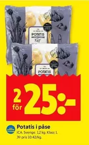 Potatis i påse