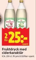 Fruktdryck med ciderkaraktär