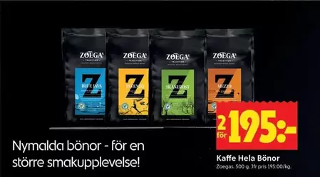 Zoegas - Kaffe Hela Bönor