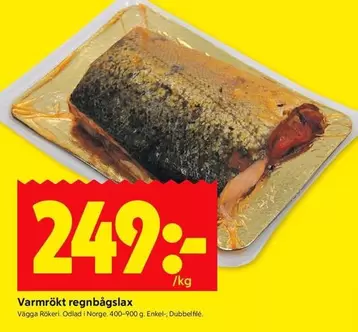 Varmrökt regnbågslax