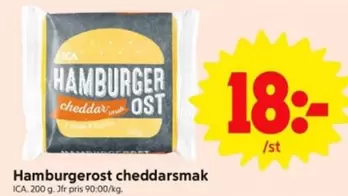 Hamburgerost cheddarsmak