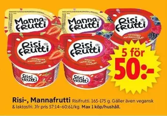 Risifrutti - Risi-, Mannafrutti