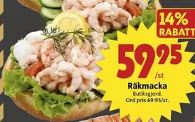 Räkmacka