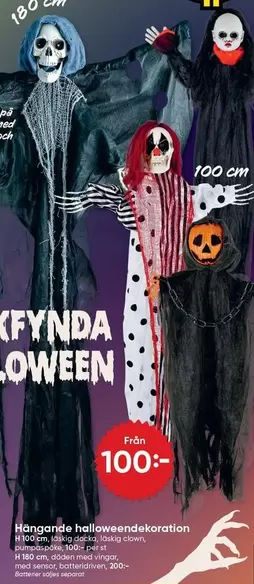 Hangande halloweendekoration