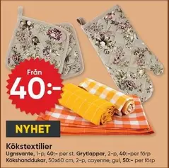 Kökstextilier