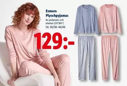 Plyschpyjamas