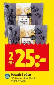 Potatis i påse