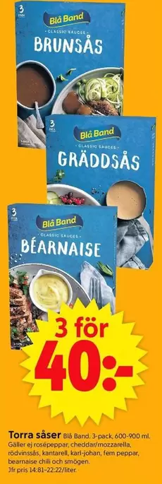 Blå Band - Torra såser