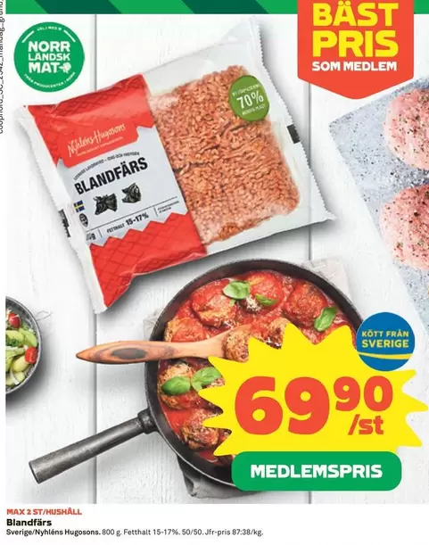 Blandfärs