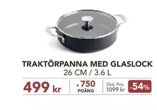 TRAKTÖRPANNA MED GLASLOCK