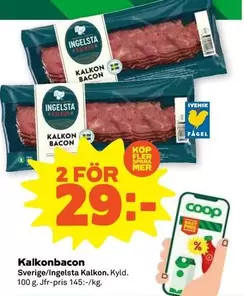 Ingelsta kalkon - Kalkonbacon