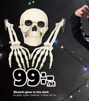 Skelett glow in the dark