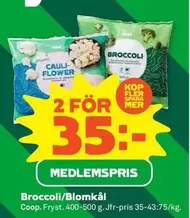 Coop - Broccoli/Blomkål
