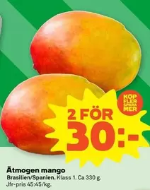 Mer - Ätmogen mango