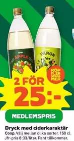 Coop - Dryck med ciderkaraktär