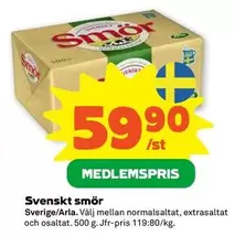 Arla - Svenskt smör