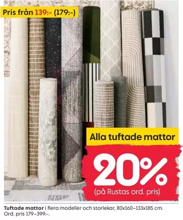 Tuftade mattor
