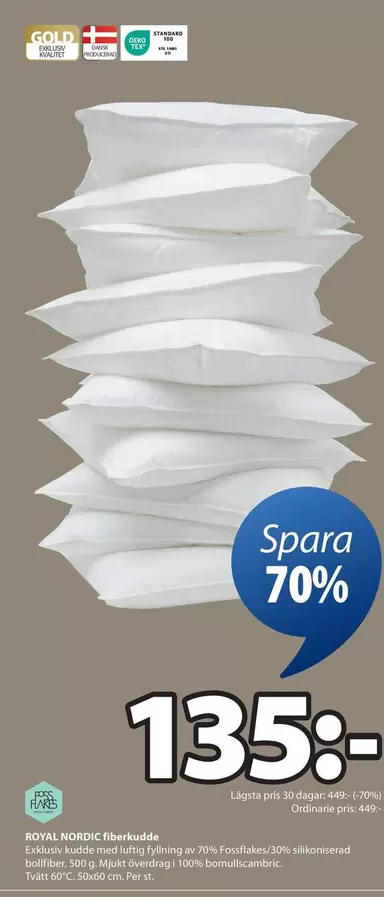 ROYAL NORDIC Sternekudde