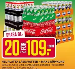 coca-cola - LÄSK/VATTEN