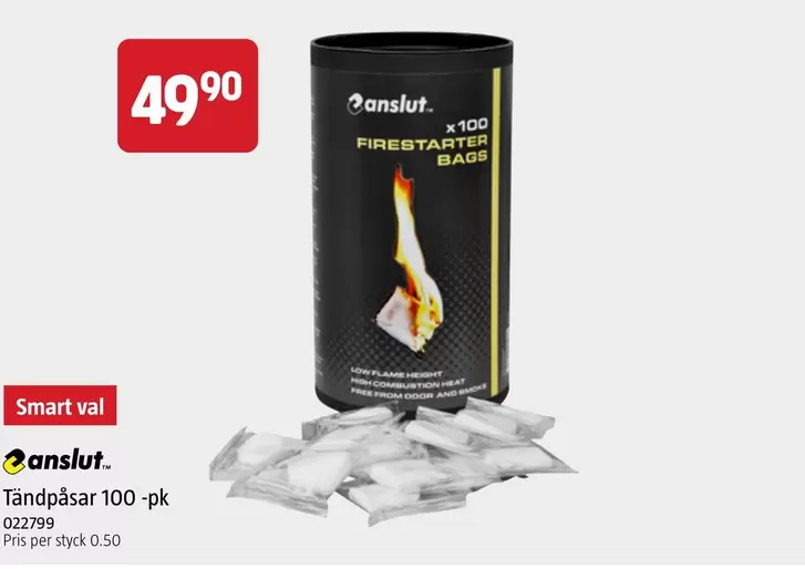 Smart - Tändpåsar 100-pk