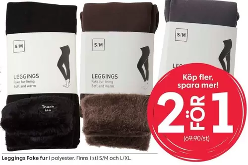 Mer - Leggings Fake fur