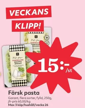 Garant - Färsk pasta