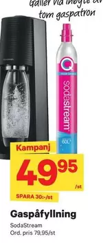 sodastream - Gaspåfyllning