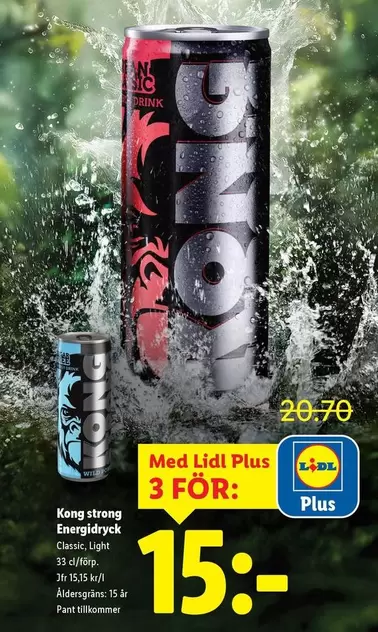 Kong strong Energidryck