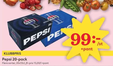 Pepsi - 20-pack