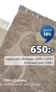 FIRBLAD matta