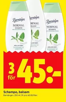 Barnängen - Schampo, balsam