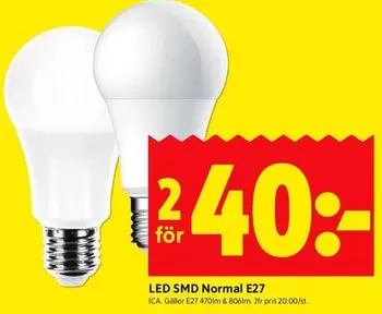 LED SMD Normal E27