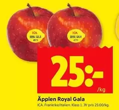 Äpplen Royal Gala