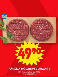 FÄRSKA HÖGREVSBURGARE