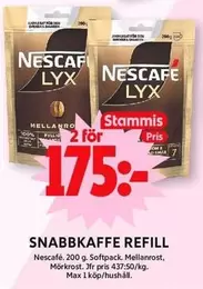 Nescafe - SNABBKAFFE REFILL