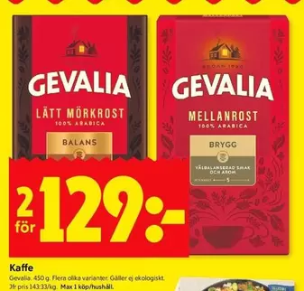 gevalia - Kaffe