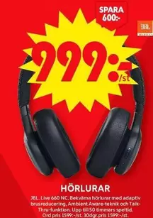 JBL - HÖRLURAR