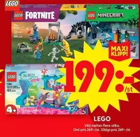 LEGO -  FORTNITE,  MINECRAFT,