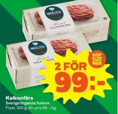Ingelsta kalkon - Kalkonfärs
