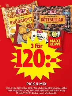 Felix - KRÖGARPYT, KÖTTBULLAR, VITZLAR