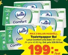 Comfort - Toalettpapper Bal