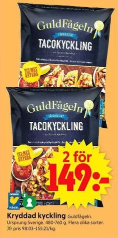 Guldfågeln - Tacokyckling