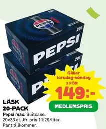 Pepsi - 20-PACK