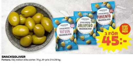 Fontana - SNACKSOLIVER