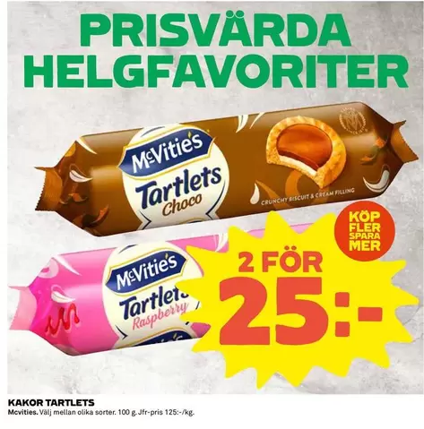 Mer - KAKOR TARTLETS