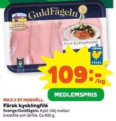 Guldfågeln - Färsk kycklingfilé