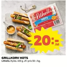Lithells - GRILLKORV HOTS