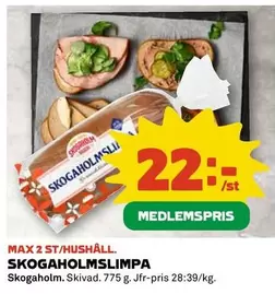 Skogaholm - SKOGAHOLMSLIMPA