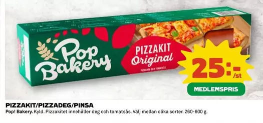 Pop bakery - PIZZAKIT Original