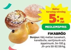 Bonjour - FIKABRÖD